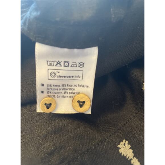 Tentree Men’s L Hemp Sasquatch Long Sleeve Shirt Classic Button Down Collar EUC - Picture 5 of 15